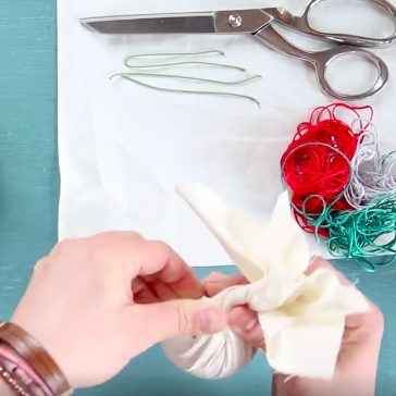 how to dye Easter eggs with silk 