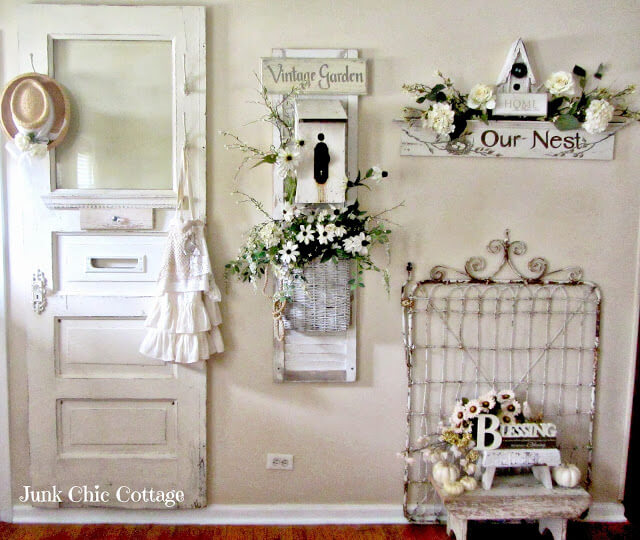 12 Old Door Vintage Decor Ideas To Boost The Charm Of Your Rustic House