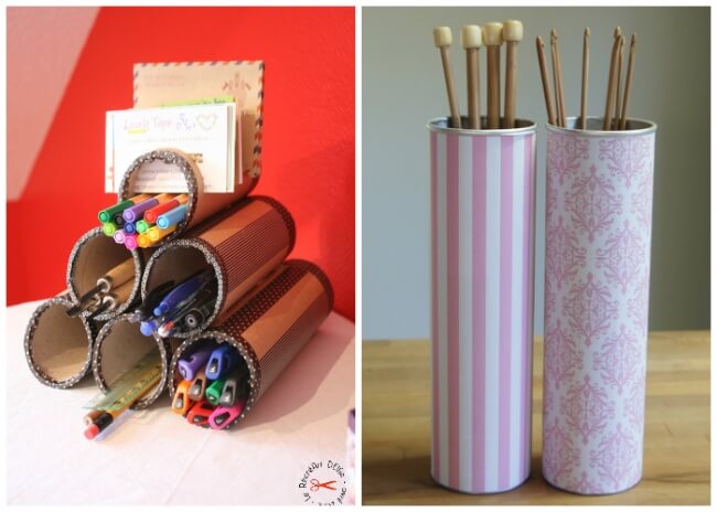 Genuinely Simple Crafts You Can Make Out Of An Old Tube For Potato Chips