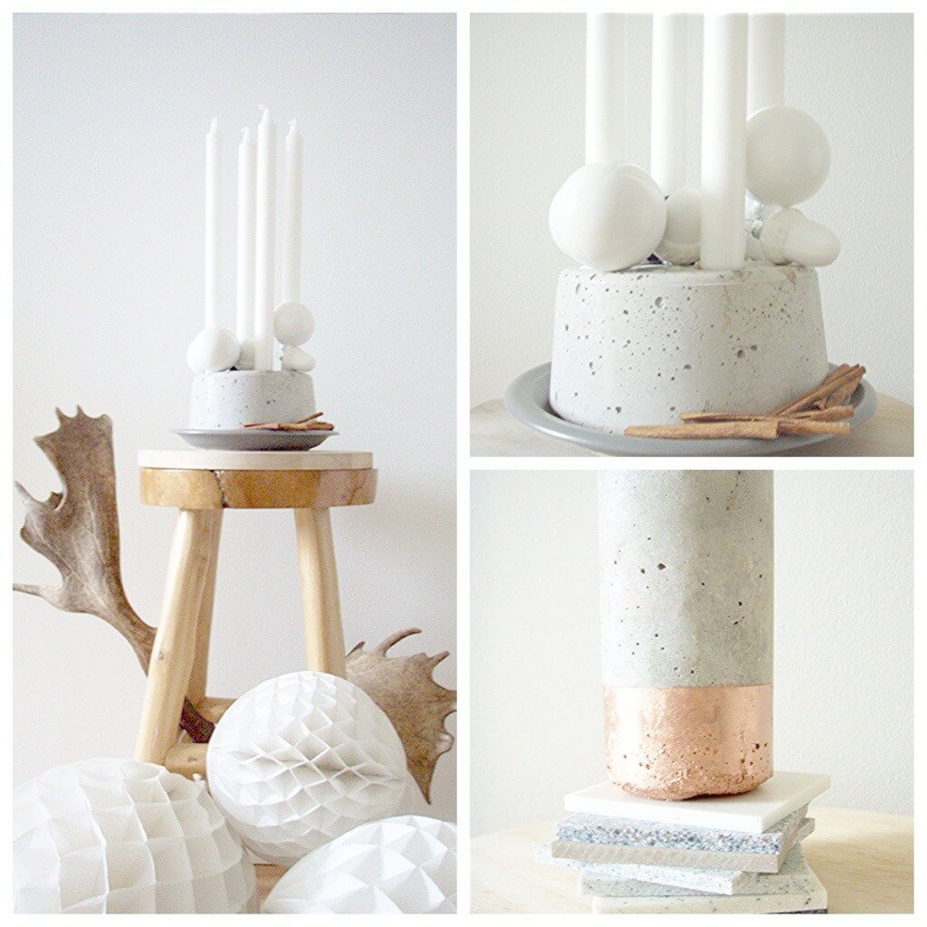 DIY Concrete Votive, diy candle