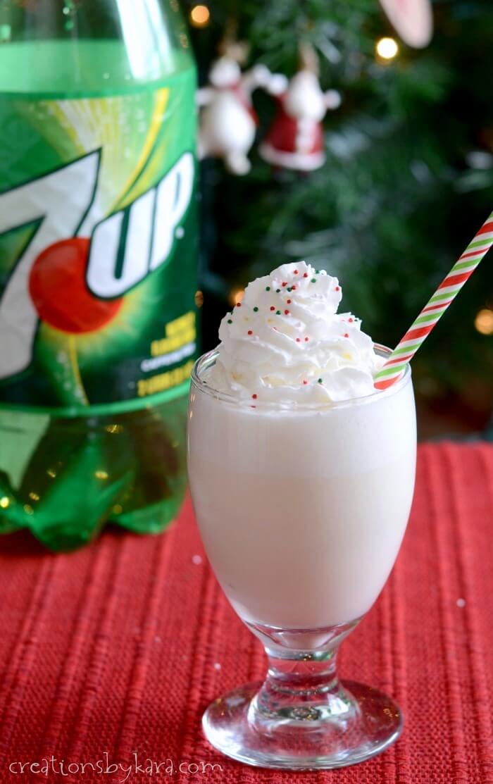 easy punch recipes, Creamy White Christmas Punch