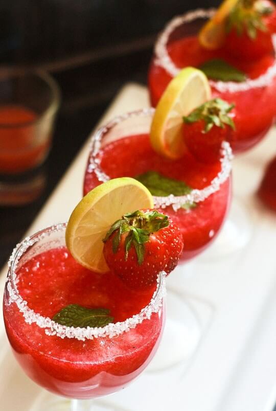 Strawberry Punch, easy punch recipes