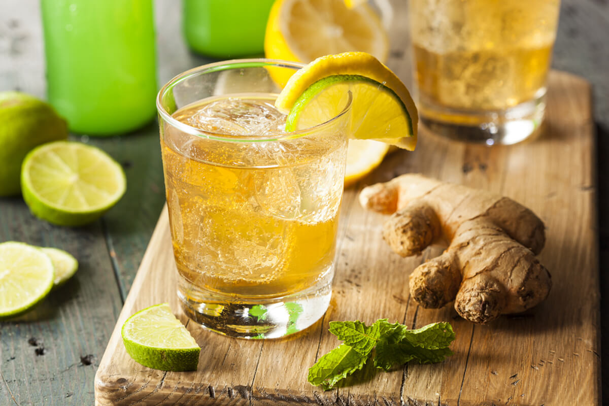 Four Great Drink Recipes For a Quick Weight Loss,Ginger lemonade