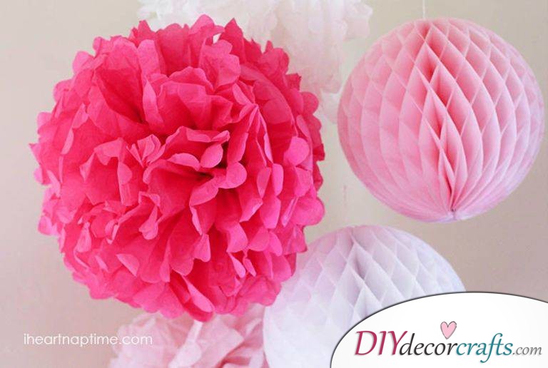 Simple DIY Party Decor Ideas For Any Occasion, Tissue Paper Flowers