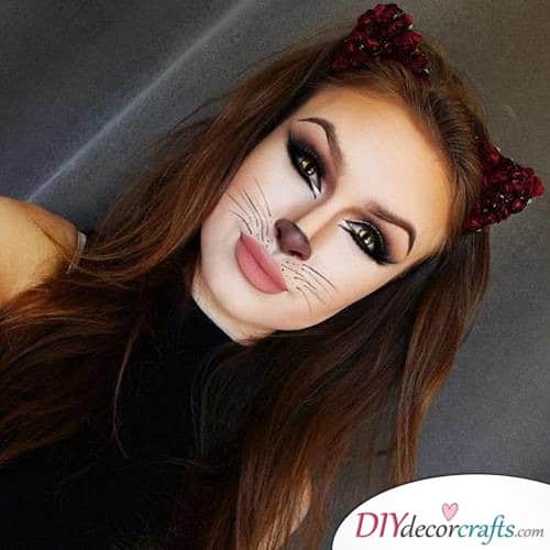 Cute Cat - Halloween Makeup Design