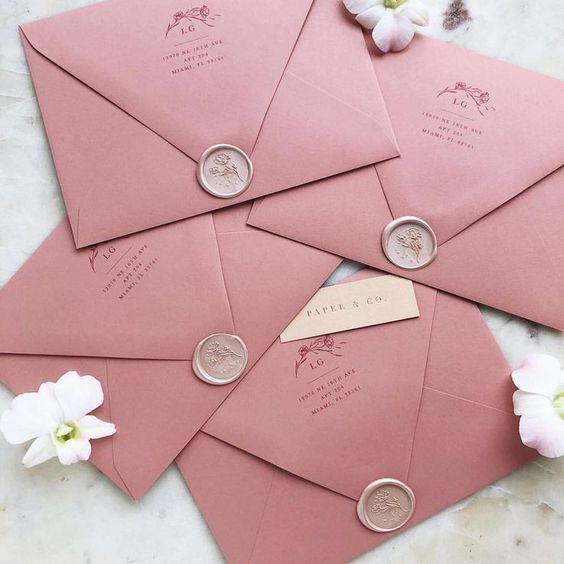 A Classic Envelope - Simple Wedding Invitations