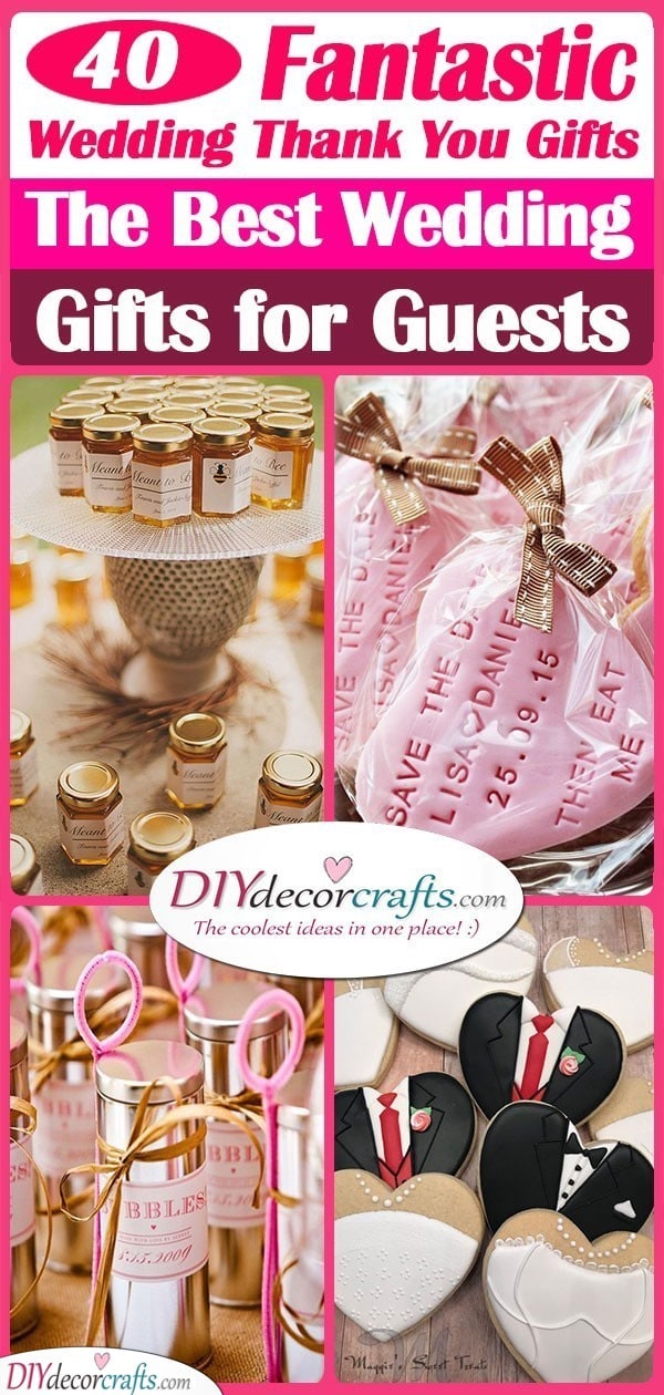 40 FANTASTIC WEDDING THANK YOU GIFTS - The Best Wedding Gifts for Guests