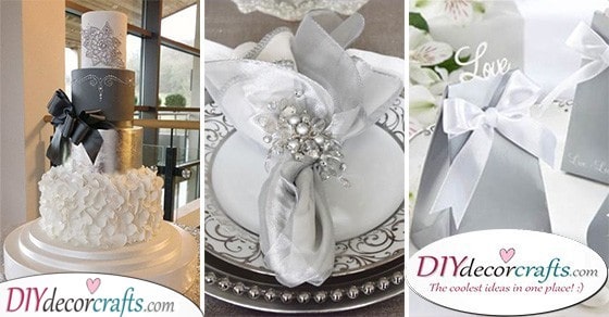 30 STUNNING SILVER WEDDING DECORATIONS - Beautiful Silver Wedding Ideas