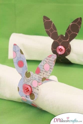 Rabbit Serviette Idea - Easter Decor