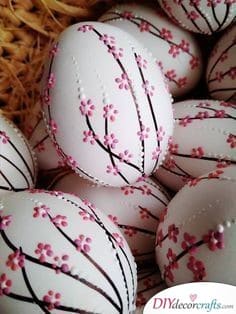 Cherry Blossom - Easter Egg Painting