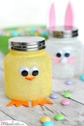 Easter Animal Jars - Cute Easter Gift Ideas