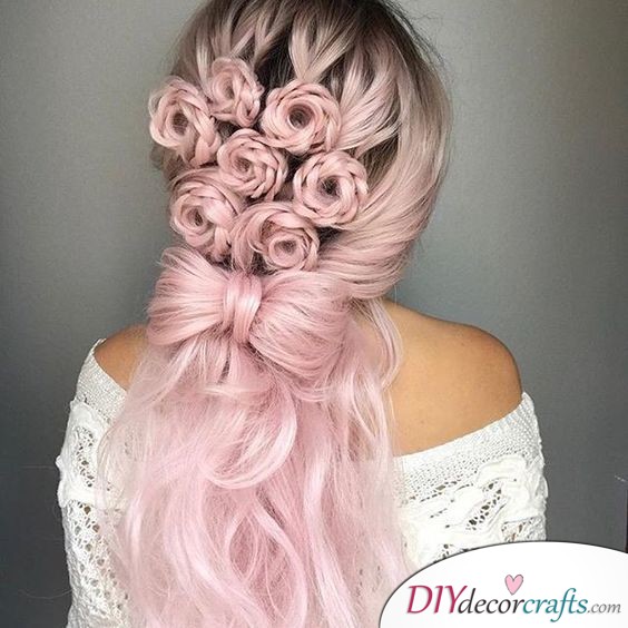 All About Colour - Wedding Updos for Long Hair