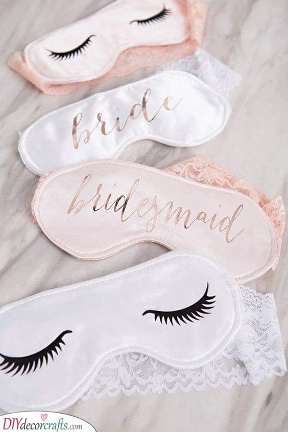 Sleeping Masks - Gifts for the Bridesmaids