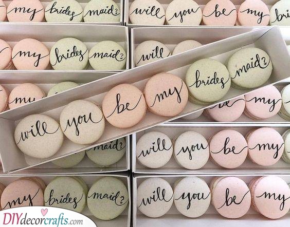 A Set of Macarons - Delicious Gift Ideas for Your Bridesmaids