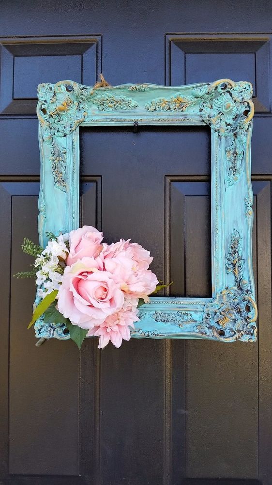 Frame Your Door - Spring Door Decoration Ideas