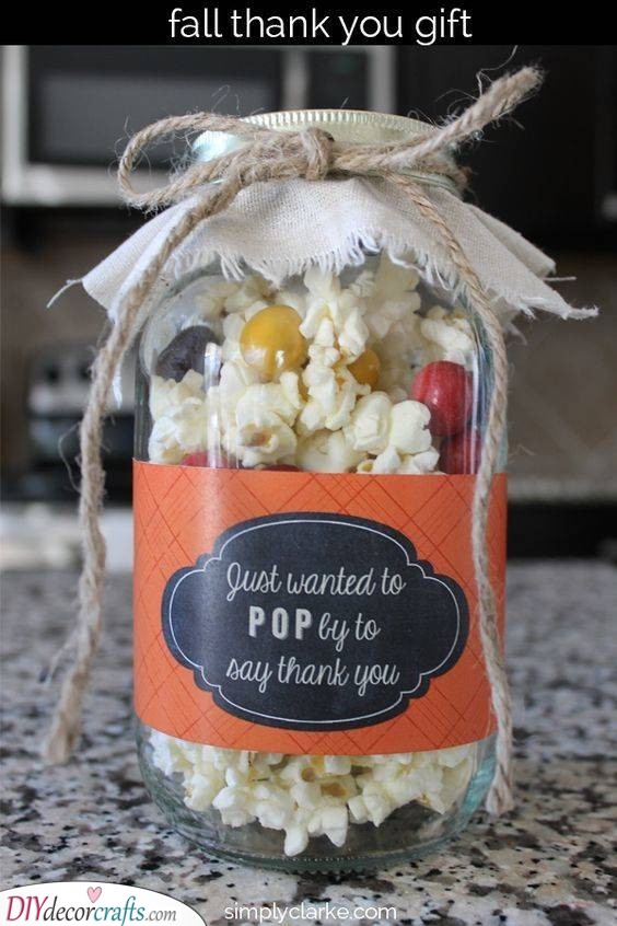 Popcorn in a Jar - Cute Presents for Boyfriends