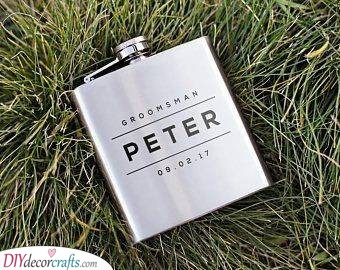 Engraved Flasks - Presents for the Bachelor Party