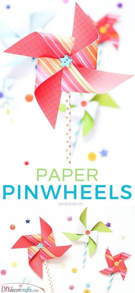 Paper Pinwheels - Great Presents for Children