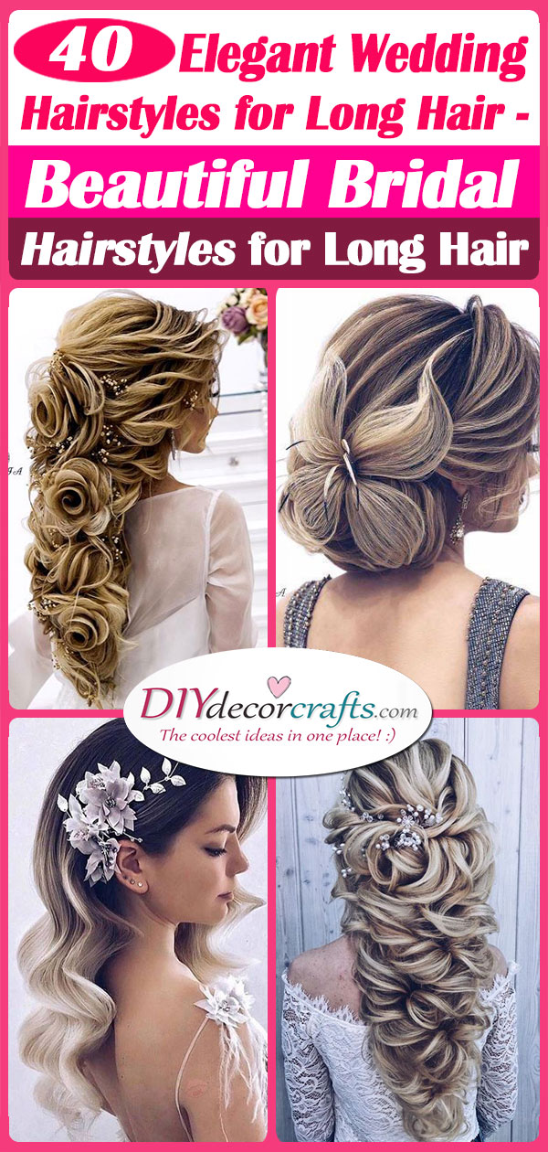 Elegant Wedding Hairstyles For Long Hair