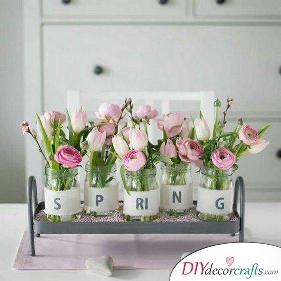 Spell it Out - Spring Floral Decorations