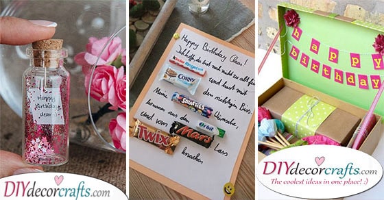 30 AWESOME HOMEMADE BIRTHDAY GIFTS - Tips to Making the Best DIY Birthday Gifts
