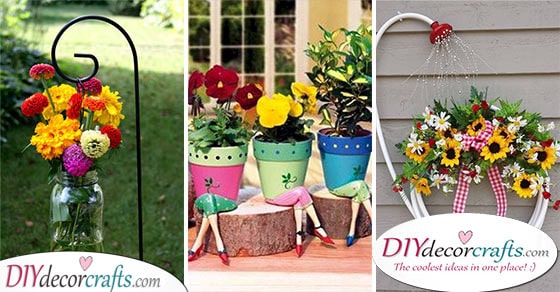 20 FABULOUS GARDEN DECORATIONS FOR SPRING - Spring Outdoor Decorations