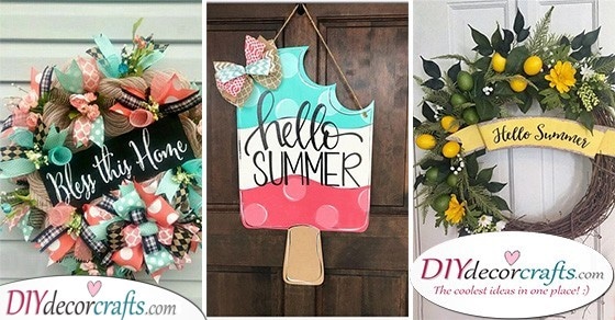 30 SPLENDID SUMMER DOOR WREATHS - Summer Wreaths for Front Doors