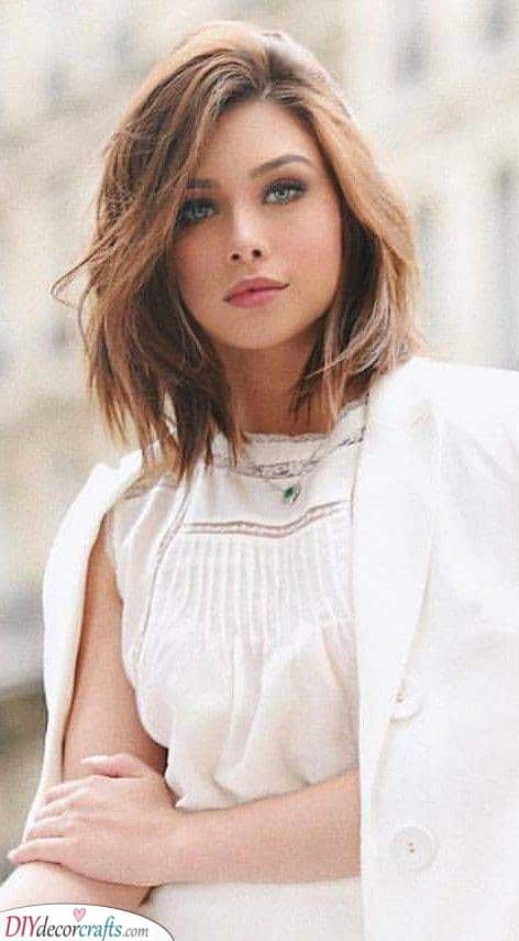 Windswept and Romantic Bob - Easy Hairstyles for Thin Hair