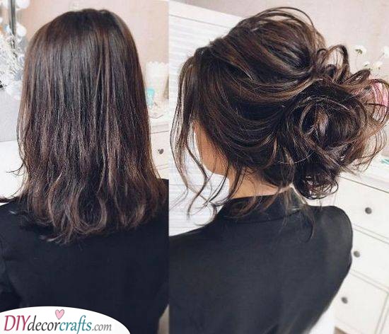 Beautiful Updo - Hairstyles for Women with Thin Fine Hair