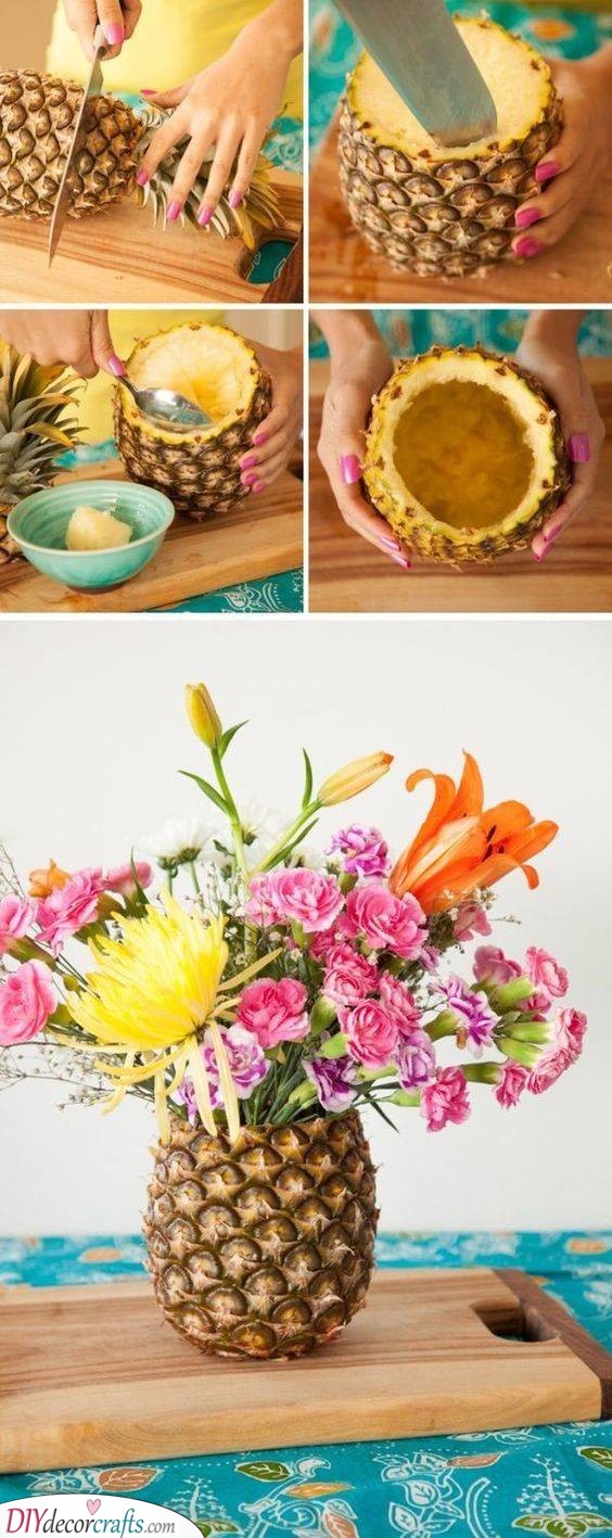 Pineapple Vase - A Fruitful Delight