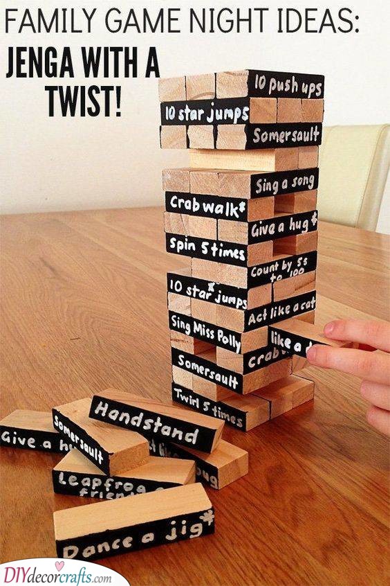 Jenga with a Twist - Games as Presents