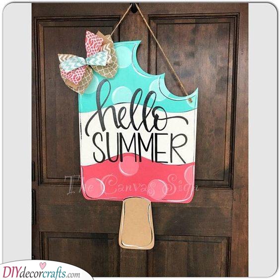 Say Hello to Summer - Summer Door Wreaths