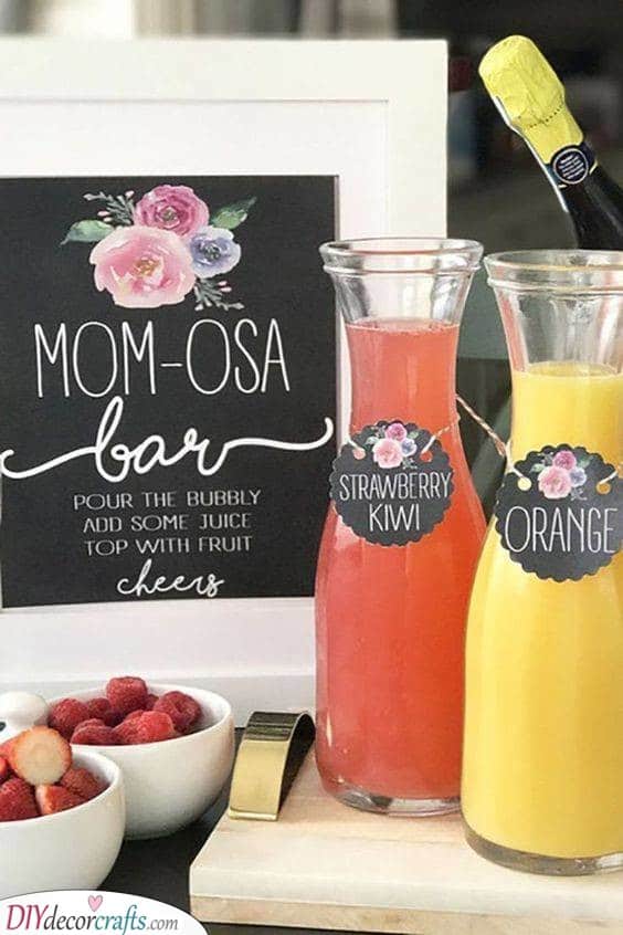 Virgin Mimosas - Non-alcoholic Drinks for the Party