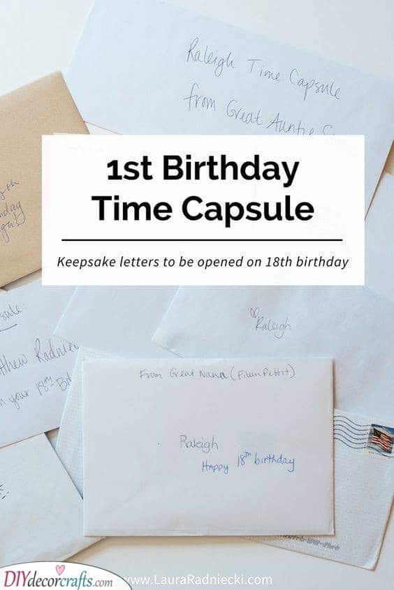 Time Capsule - First Birthday Gift Ideas