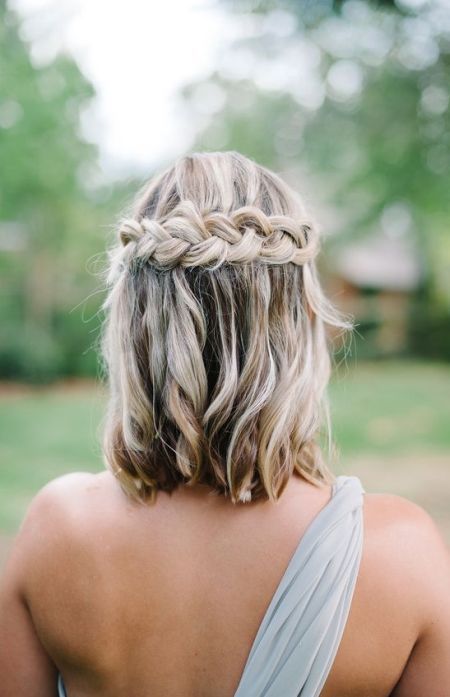 Waterfall Braid - Summer Hairstyles for Short Hair