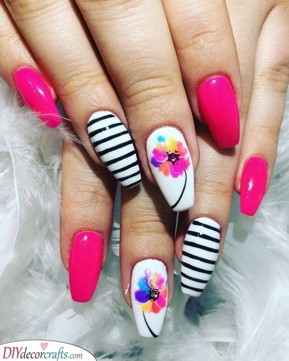 Flowers and Stripes - A Summer Look