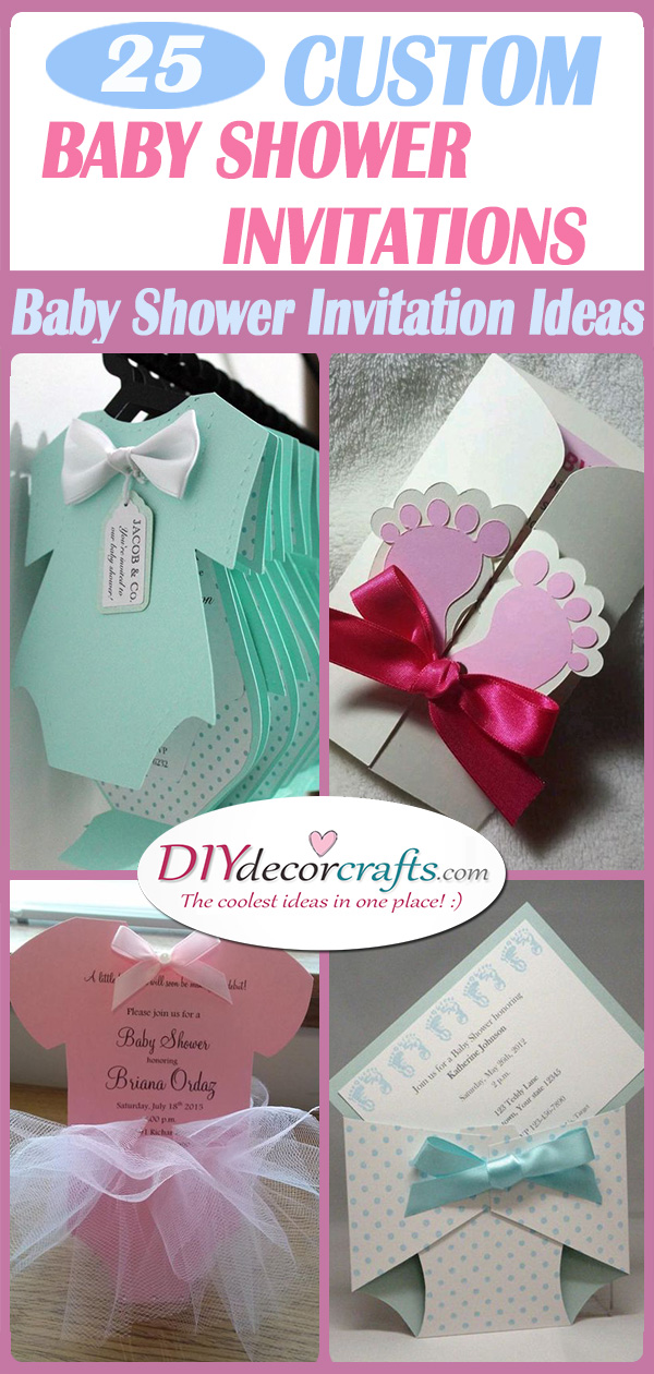 Custom Baby Shower Invitations 25 Baby Shower Invitation Ideas