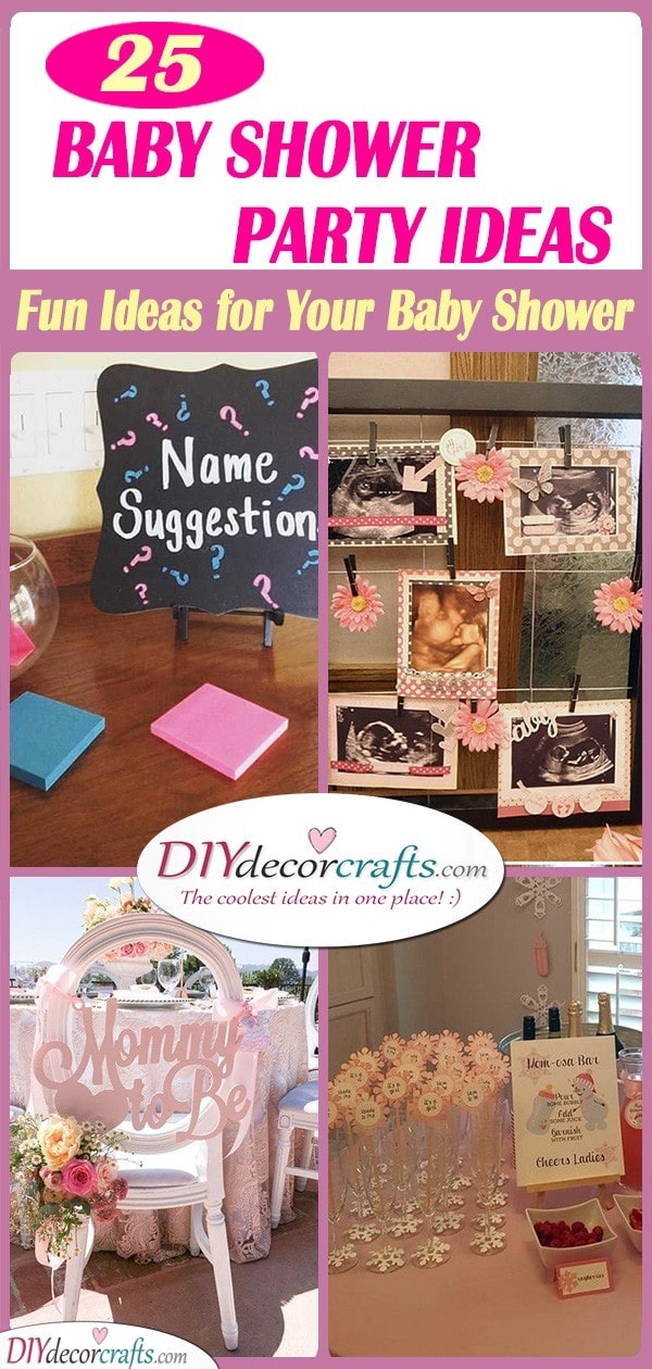 25 BABY SHOWER PARTY IDEAS - Fun Ideas for Your Baby Shower