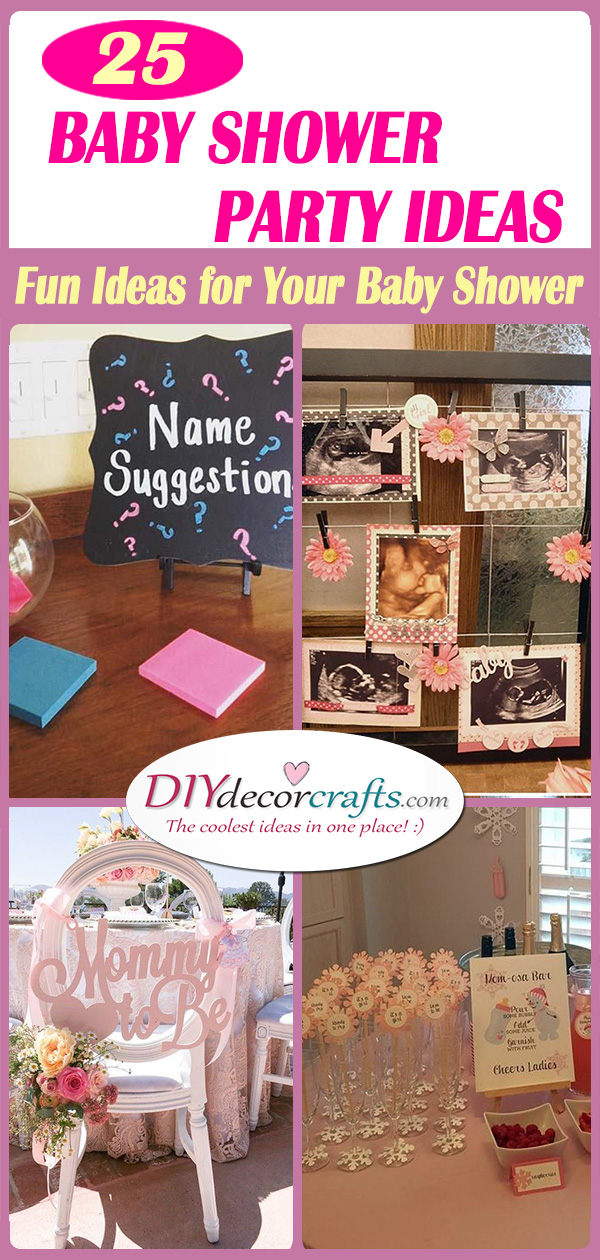 25 BABY SHOWER PARTY IDEAS - Fun Ideas for Your Baby Shower