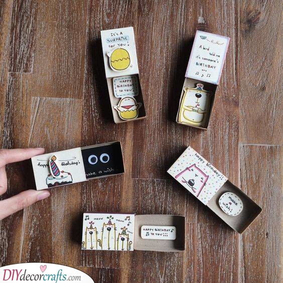 Small Surprises - Handmade Matchbox Gift Ideas