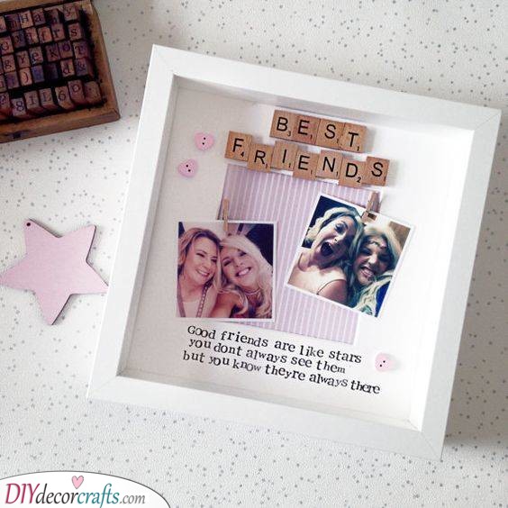 Polaroids with a Quote - Sentimental Gifts for Best Friends