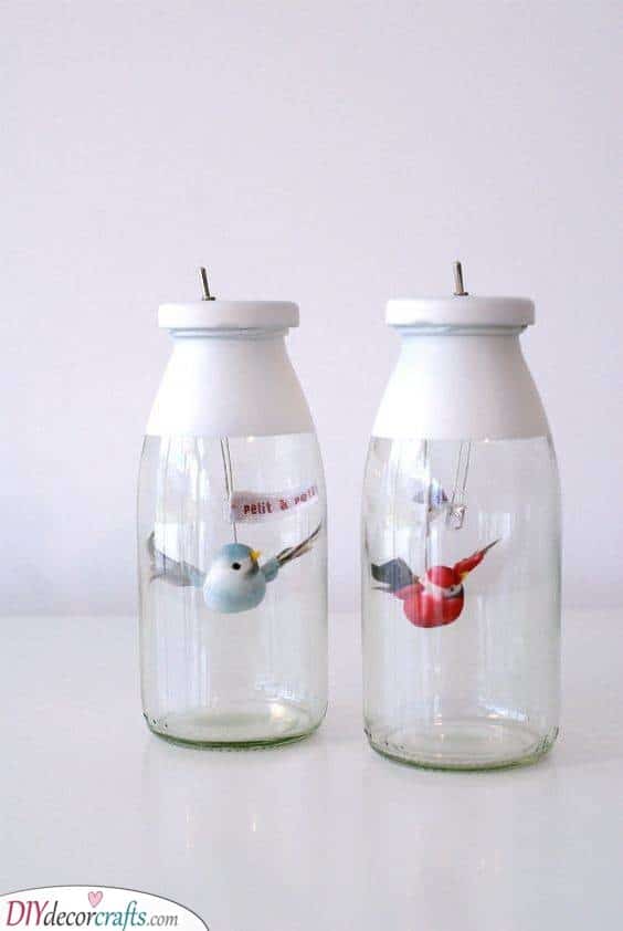 Cute Birds in Jars - Presents for Best Friends