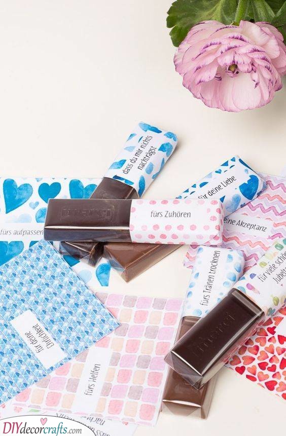 Chocolates with Messages - Cute and Delicious