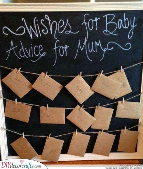 Wishes for Baby - DIY Baby Shower Decorations