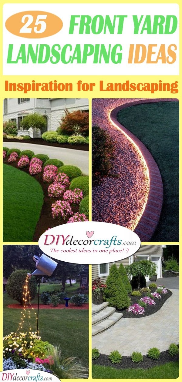 25 FRONT YARD LANDSCAPING IDEAS ON A BUDGET - Inspiration for Landscaping