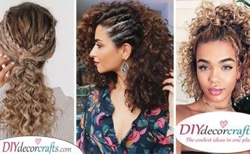 25 BEAUTIFUL HAIRSTYLES FOR GIRLS WITH CURLY HAIR - Hairstyles for Curly Hair Women