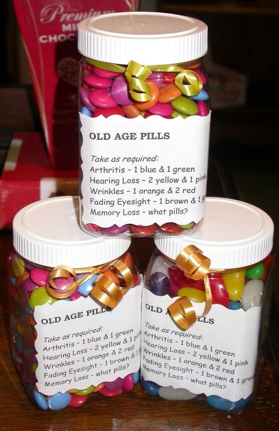 Old Age Pills - Funny 70th Birthday Present Ideas