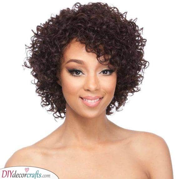 Natural and Round - Short Curly Hairstyles for Black Women
