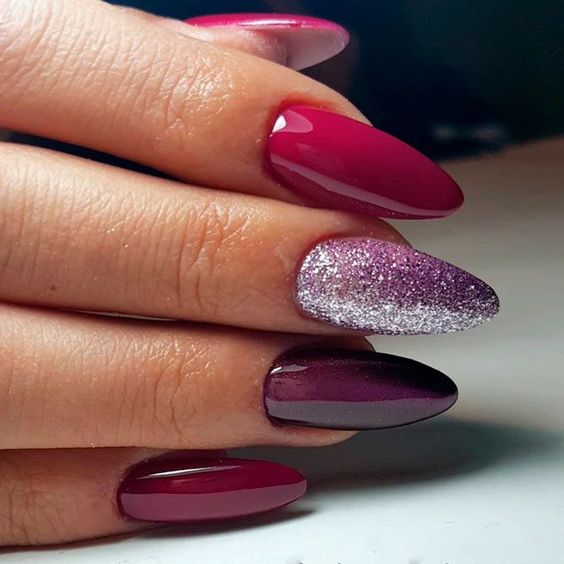 Shades of Red and Purple - A Feminine Touch