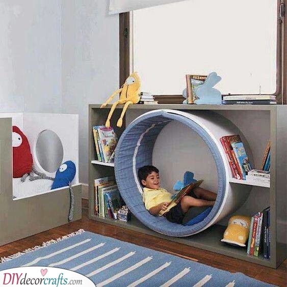 A Reading Nook - Kids Room Ideas